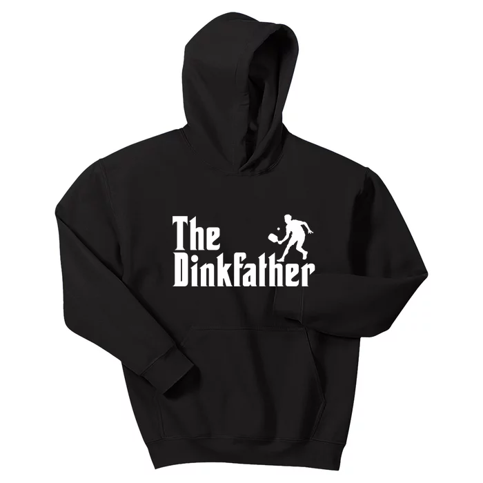 The Dinkfather Funny Pickleball Kids Hoodie