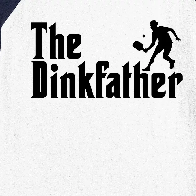 The Dinkfather Funny Pickleball Baseball Sleeve Shirt