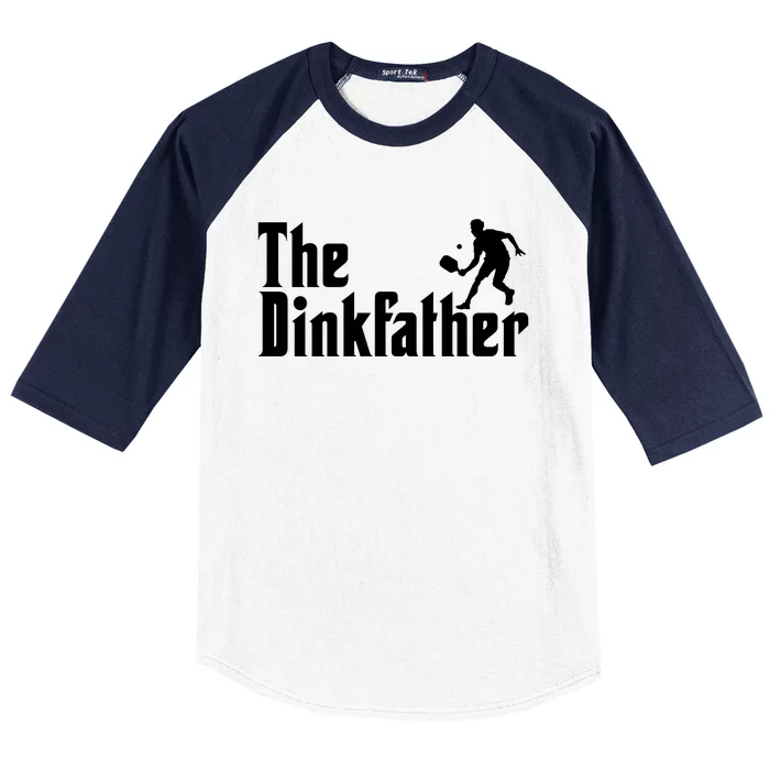 The Dinkfather Funny Pickleball Baseball Sleeve Shirt