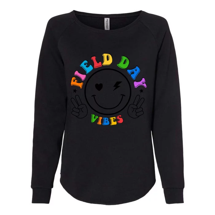 Tie Dye Field Day Vibes Last Day Of School Field Day Teacher Gift Womens California Wash Sweatshirt