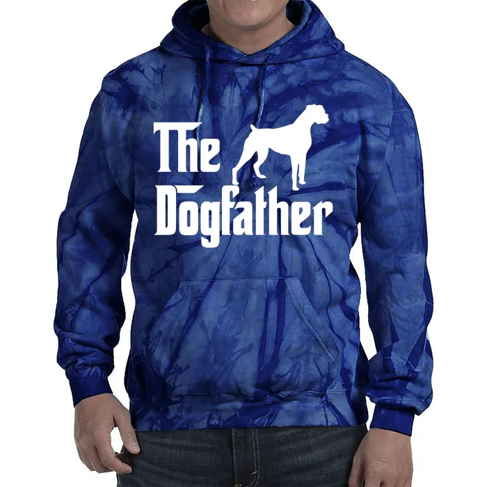 The Dog Father T Boxer Dog Lover Gift For Men Dad Tie Dye Hoodie