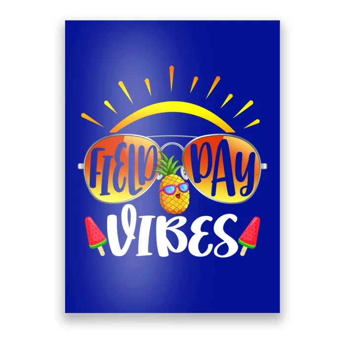 Tie Dye Field Day Vibes Last Day Of School Field Day Teacher Gift Poster