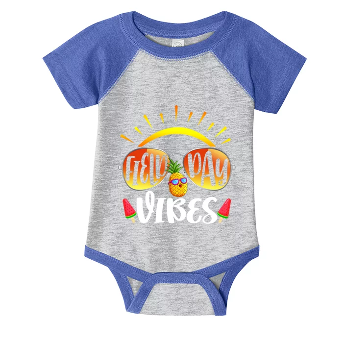 Tie Dye Field Day Vibes Last Day Of School Field Day Teacher Gift Infant Baby Jersey Bodysuit