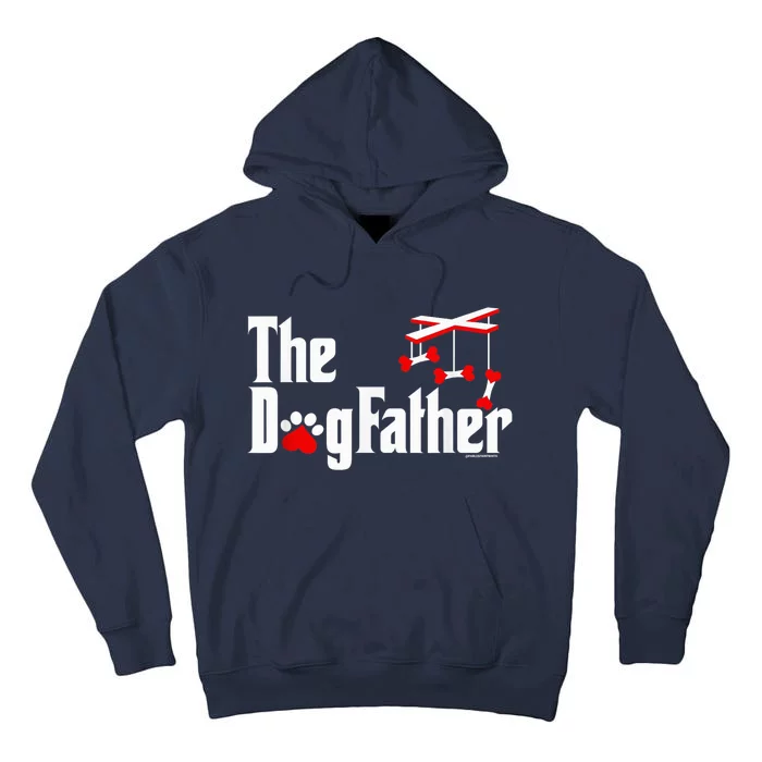 The Dogfather Funny Cute Dog Fathers Day Dad Doggo Tall Hoodie