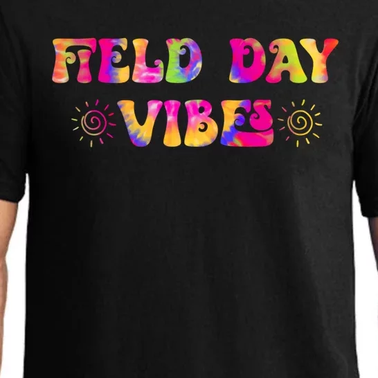 Tie Dye Field Day Vibes Last Day Of School Field Day Teacher Gift Pajama Set