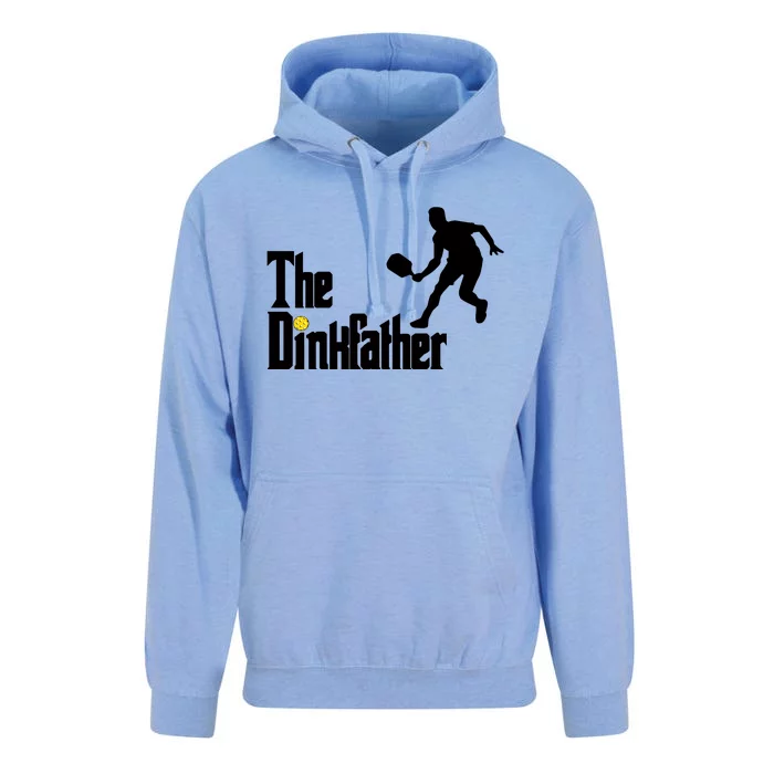 The Dink Father Pickleball Dad Funny Pickleball Unisex Surf Hoodie