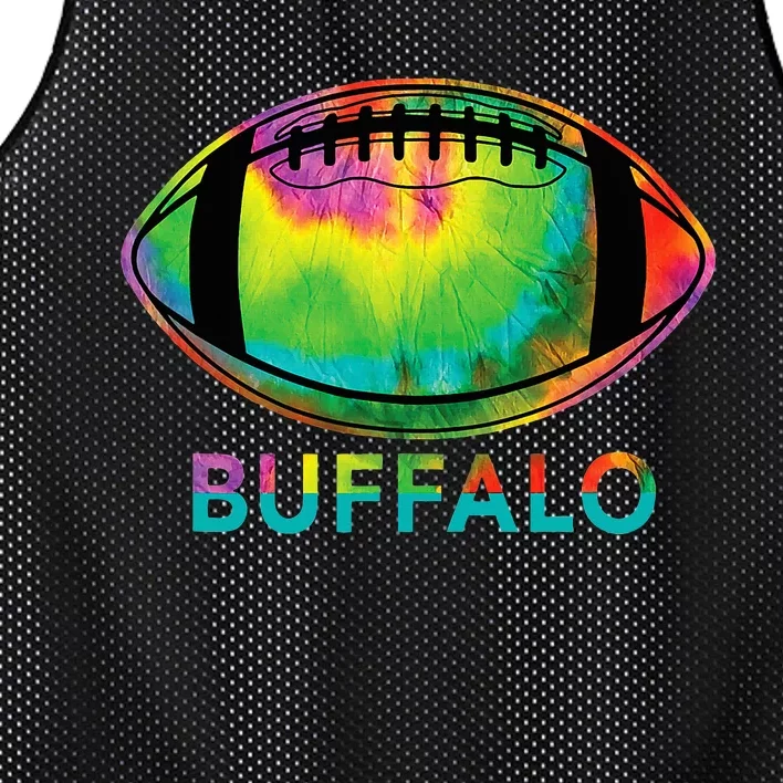 Tie Dye Football Buffalo Mesh Reversible Basketball Jersey Tank