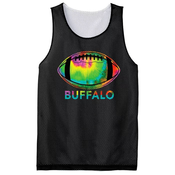 Tie Dye Football Buffalo Mesh Reversible Basketball Jersey Tank