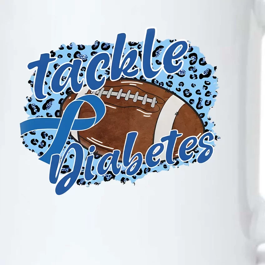 Tackle Diabetes Football Lover Game Day Sport Team Black Color Changing Mug