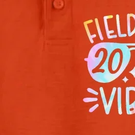 Tie Dye Field Day Vibes Funny For Teacher Field Day 2024 Dry Zone Grid Performance Polo