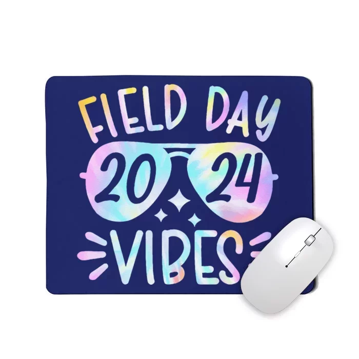 Tie Dye Field Day Vibes Funny For Teacher Field Day 2024 Mousepad