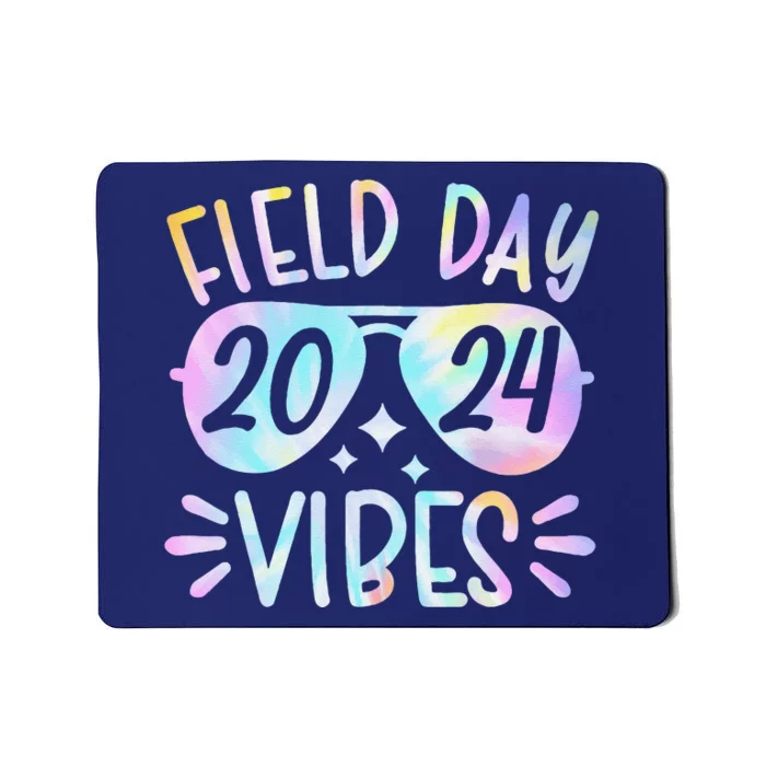 Tie Dye Field Day Vibes Funny For Teacher Field Day 2024 Mousepad