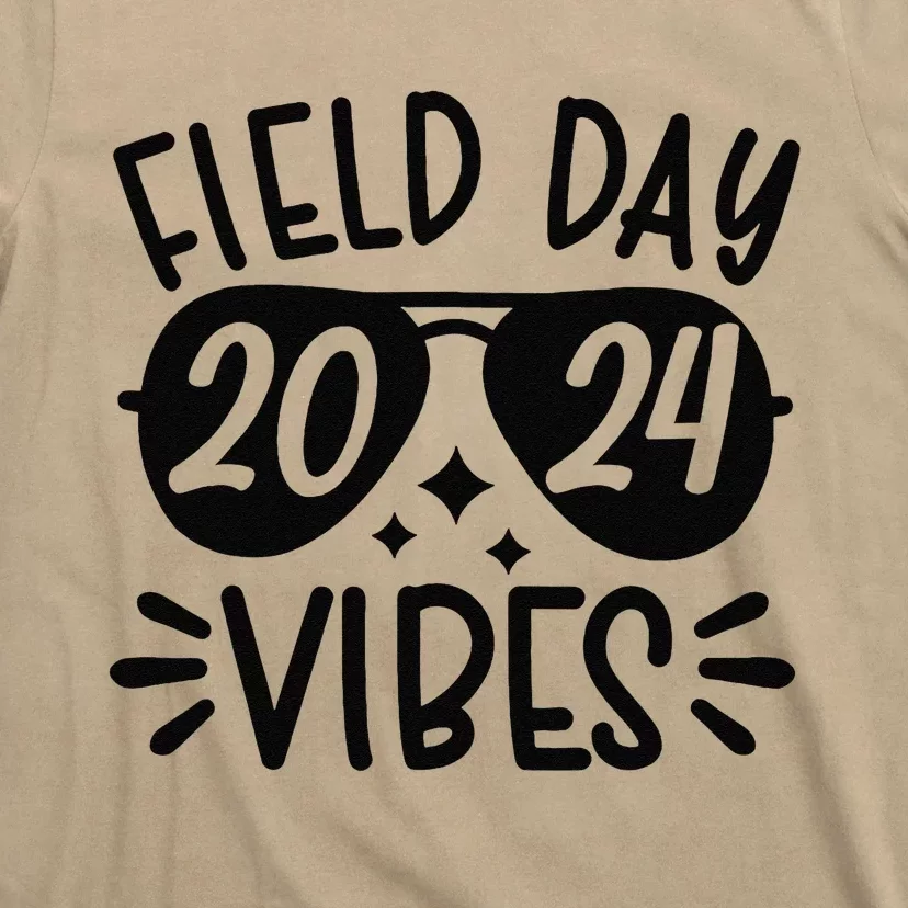 Tie Dye Field Day Vibes Funny For Teacher Field Day 2024 T-Shirt