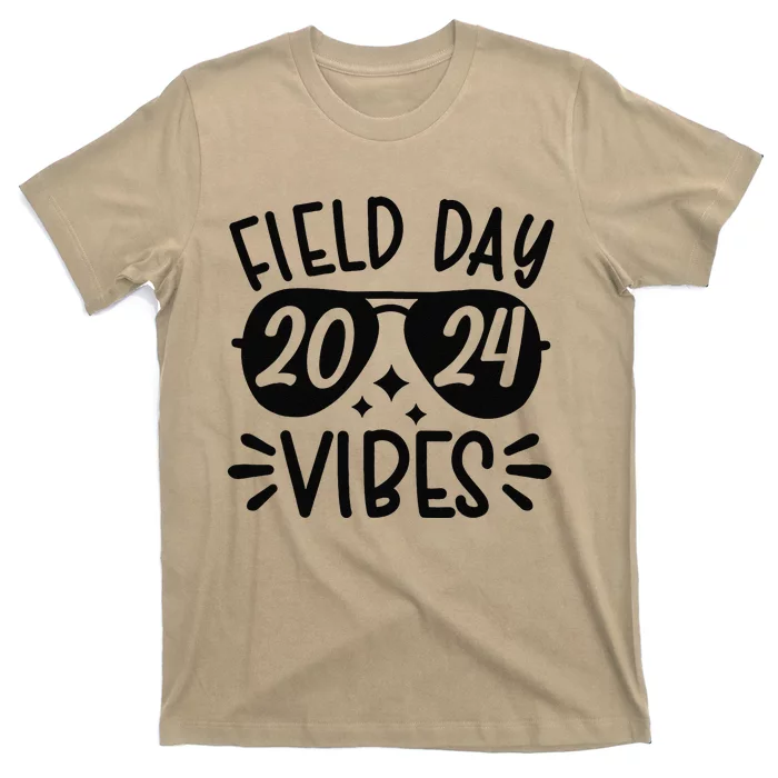 Tie Dye Field Day Vibes Funny For Teacher Field Day 2024 T-Shirt