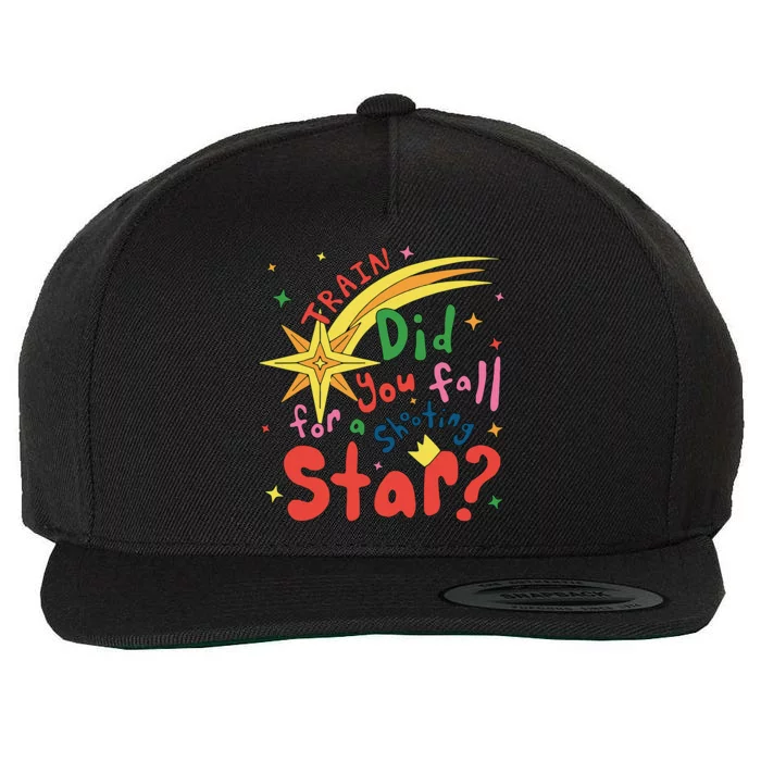 Train Did For You Fall Shooting Star Saying Wool Snapback Cap