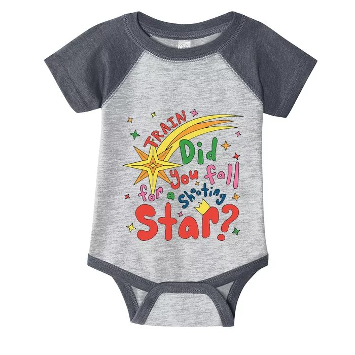 Train Did For You Fall Shooting Star Saying Infant Baby Jersey Bodysuit