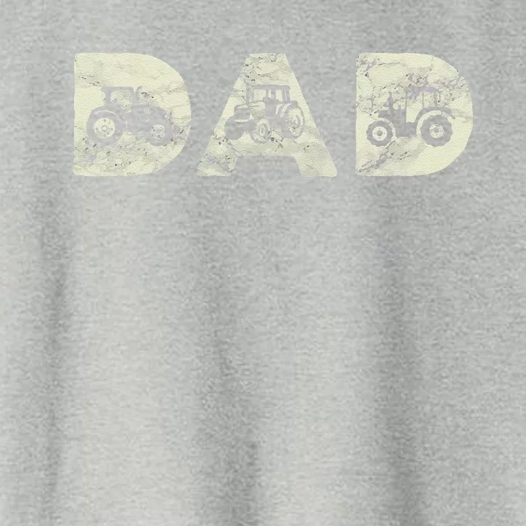 Tractor Dad Farming Father Farm Lover Farmer Daddy Women's Crop Top Tee