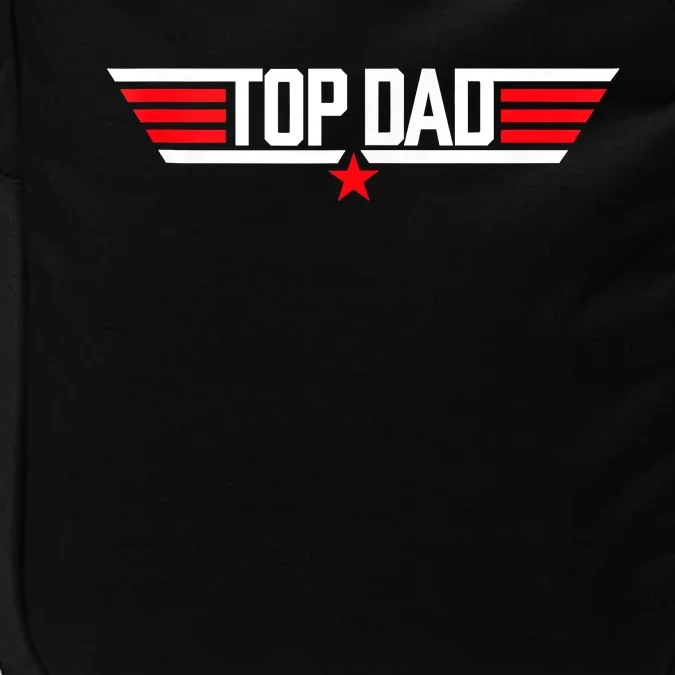 Top Dad Funny 80s Father Air Humor Movie Gun Fathers Day Impact Tech Backpack