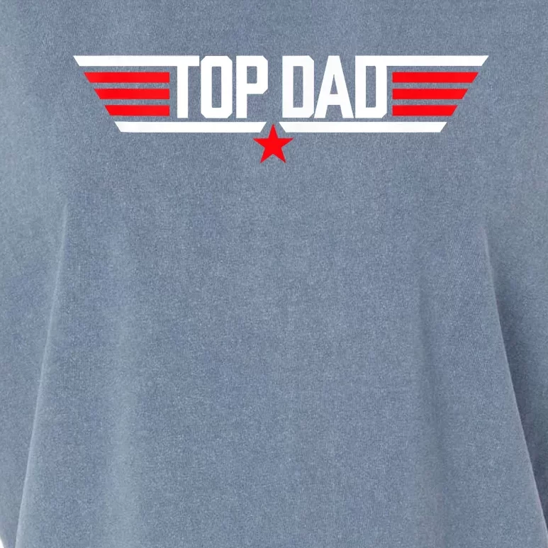 Top Dad Funny 80s Father Air Humor Movie Gun Fathers Day Garment-Dyed Women's Muscle Tee