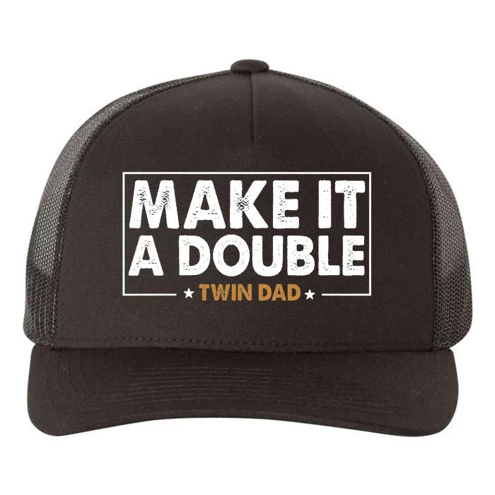 Twin Dad Fathers Daddy Family Yupoong Adult 5-Panel Trucker Hat