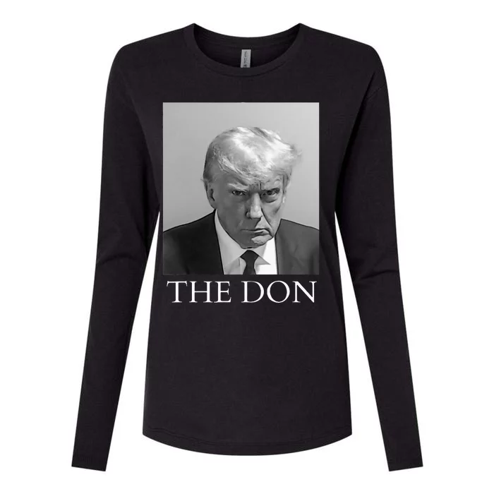 The Don For President 2024 Womens Cotton Relaxed Long Sleeve T-Shirt