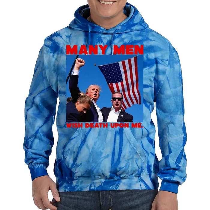 Trump Defiant Fist Tie Dye Hoodie