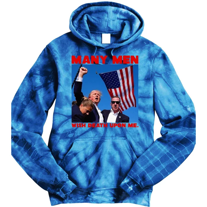 Trump Defiant Fist Tie Dye Hoodie