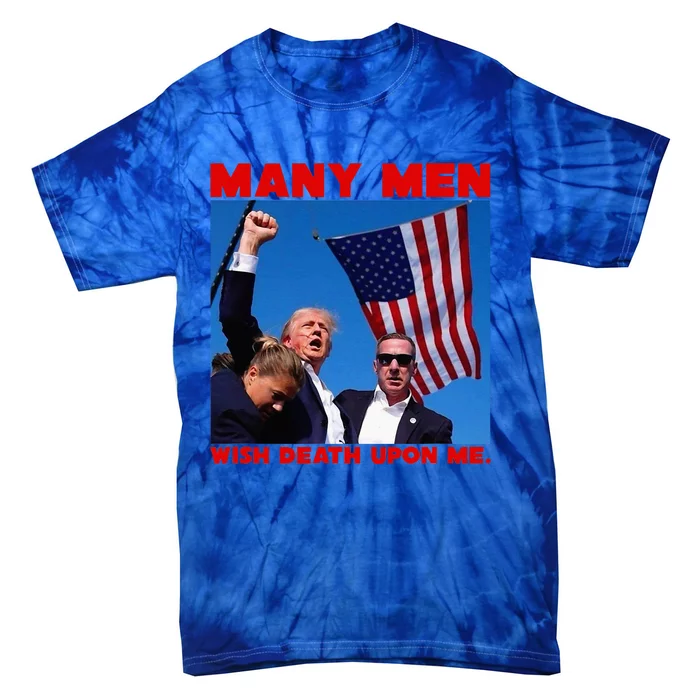 Trump Defiant Fist Tie-Dye T-Shirt