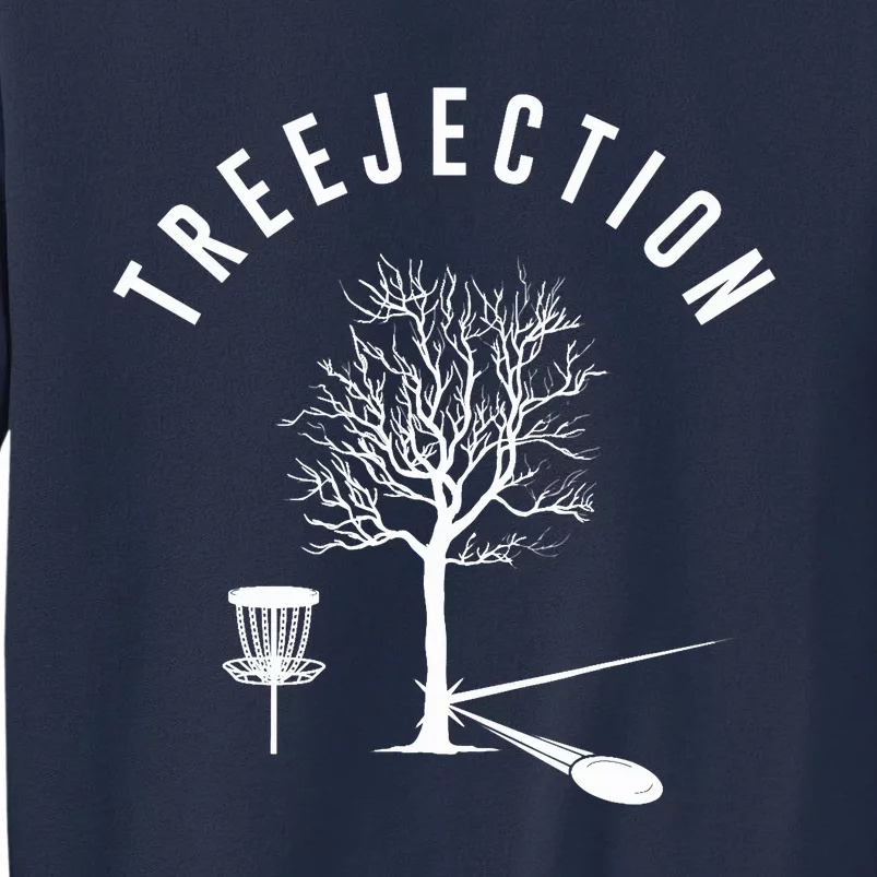 Treejection Disc Golf Funny Sports Tree Disc Golf Player Sweatshirt