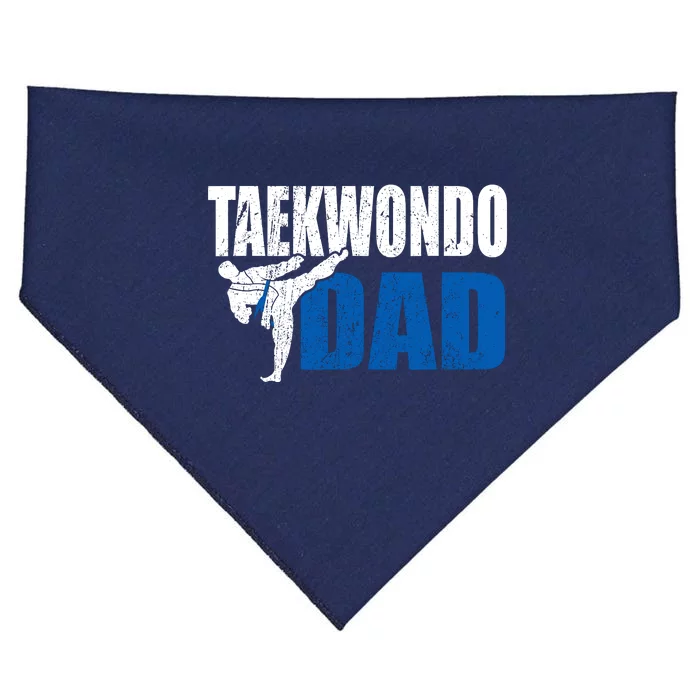 Taekwondo Dad Gift Idea Funny Fan Taekwondo Costume USA-Made Doggie Bandana