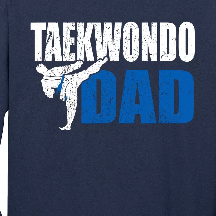 Taekwondo Dad Gift Idea Funny Fan Taekwondo Costume Long Sleeve Shirt