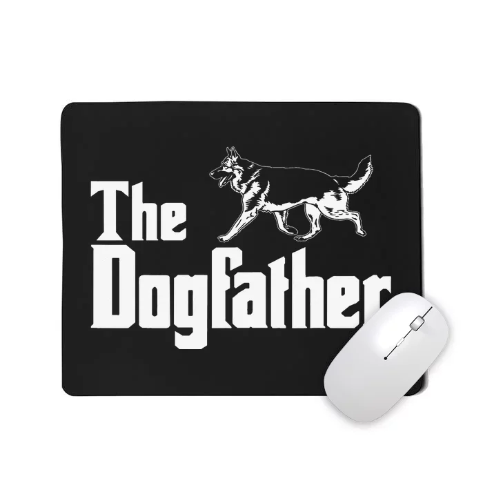 The Dogfather German Shepherd Funny Gift Mousepad