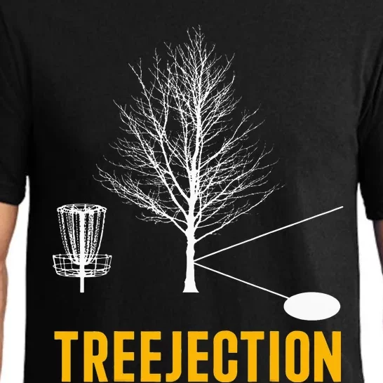 Treejection Disc Golf Disc Golfing Disc Golfer Gift Pajama Set