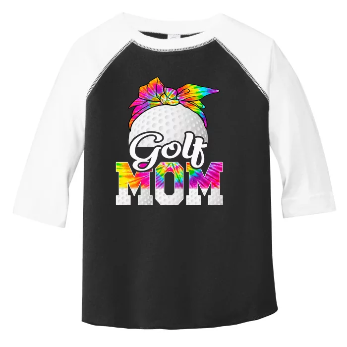 Tie Dye Golf Mom Golf Mama Sport Mother's Day Toddler Fine Jersey T-Shirt