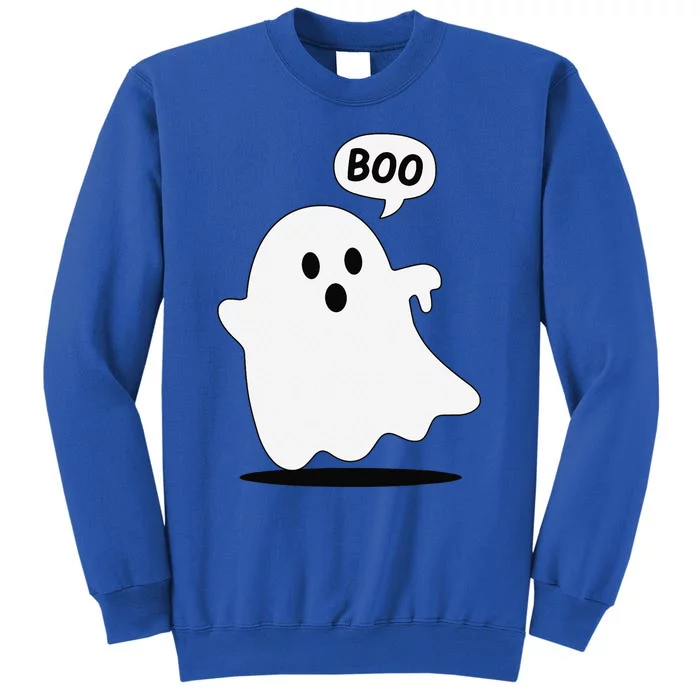 Thumbs Down Ghost Screaming Boo Disapproval Ghost Halloween Tall Sweatshirt