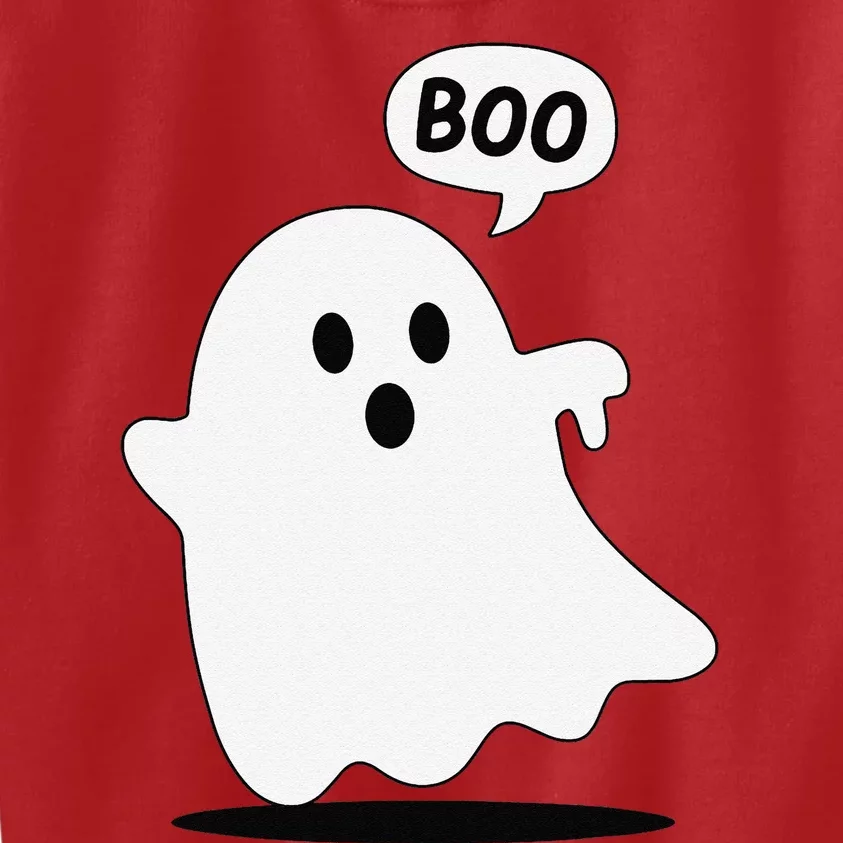 Thumbs Down Ghost Screaming Boo Disapproval Ghost Halloween Kids Sweatshirt