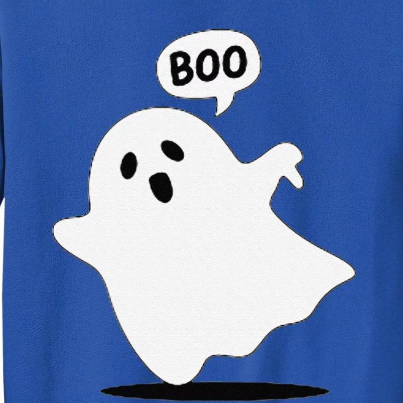 Thumbs Down Ghost Screaming Boo Disapproval Ghost Halloween Tall Sweatshirt