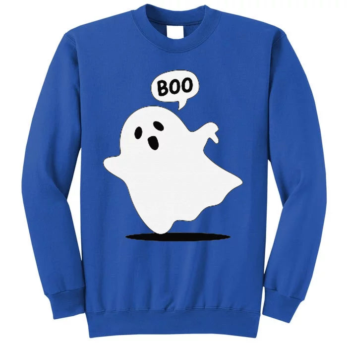 Thumbs Down Ghost Screaming Boo Disapproval Ghost Halloween Tall Sweatshirt