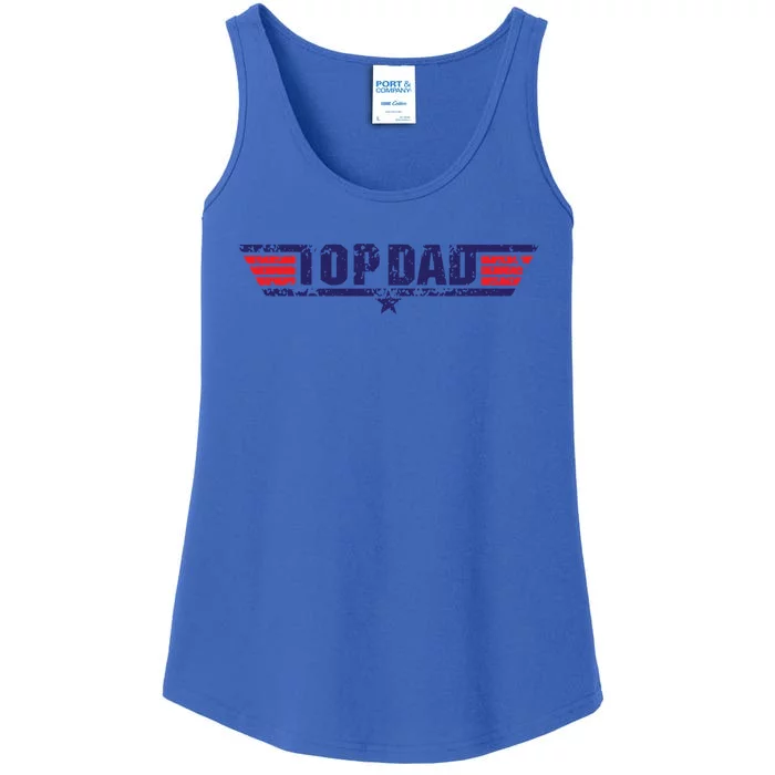 Top Dad Great Gift Ladies Essential Tank