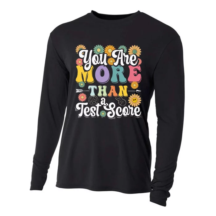 Test Day Groovy Teacher You Are More Than A Test Score Cooling Performance Long Sleeve Crew