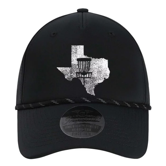 Texas Disc Golf State With Basket Distressed Performance The Dyno Cap