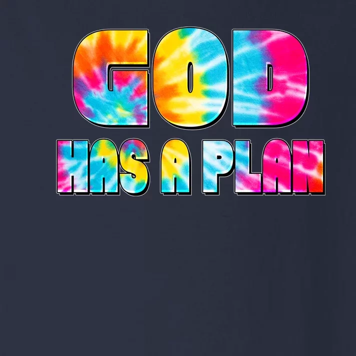 Tie Dye God Has A Plan Toddler Long Sleeve Shirt