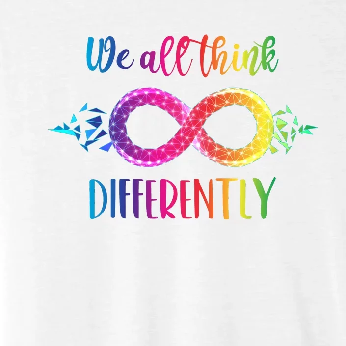 Think Differently Glass Infinity Symbol Autism Awareness ChromaSoft Performance T-Shirt