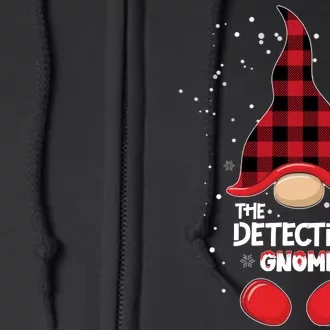 The Detective Gnome Full Zip Hoodie