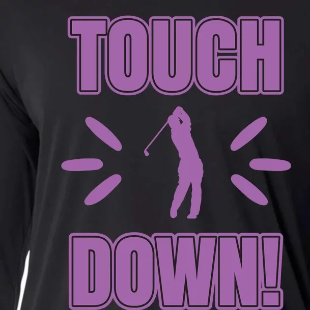 Touch Down Golf Cooling Performance Long Sleeve Crew