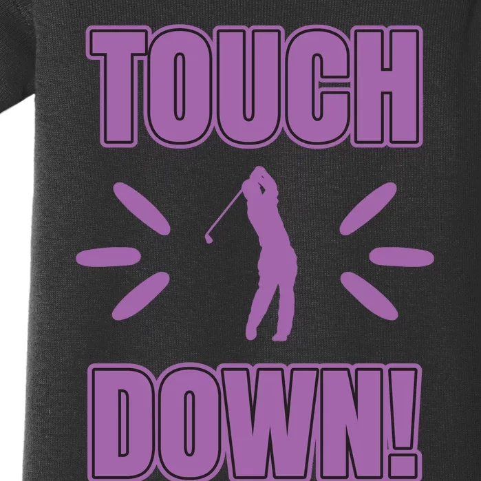 Touch Down Golf Baby Bodysuit