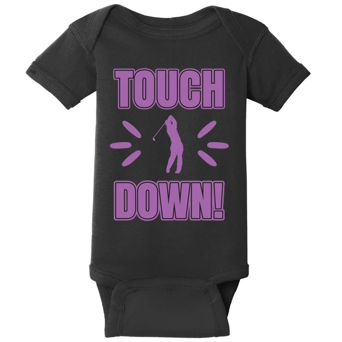 Touch Down Golf Baby Bodysuit