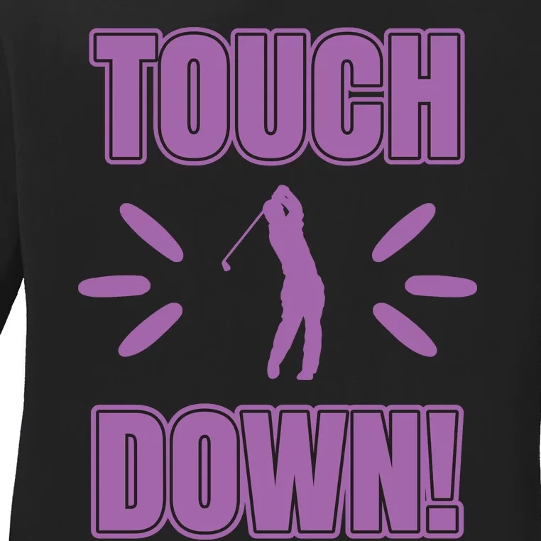 Touch Down Golf Ladies Long Sleeve Shirt