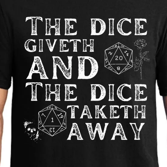 The Dice Giveth And The Dice Taketh Away Pajama Set