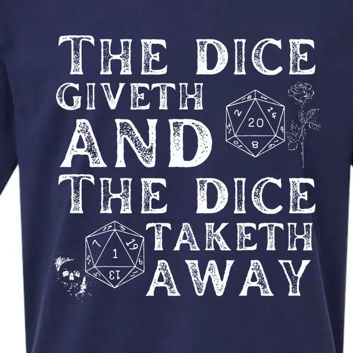 The Dice Giveth And The Dice Taketh Away Sueded Cloud Jersey T-Shirt